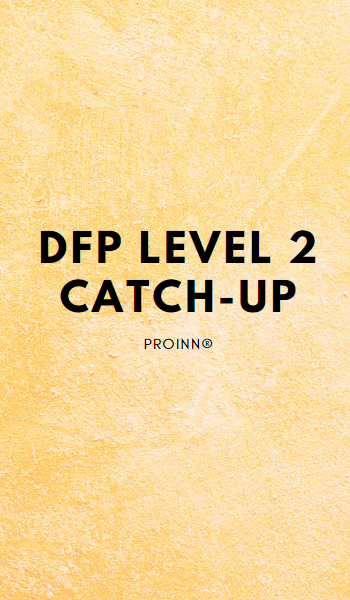 DFP Level 2 Catch-up